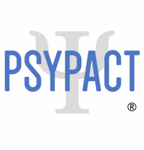PSYPACT logo indicating Dr. Amanda Mead’s Authority to Practice Interjurisdictional Telepsychology (APIT)